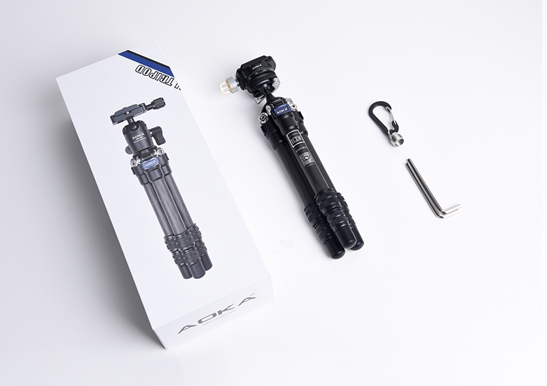 AOKA Lightweight Compact Travel Carbon Fiber Mini Tripod (5)tha