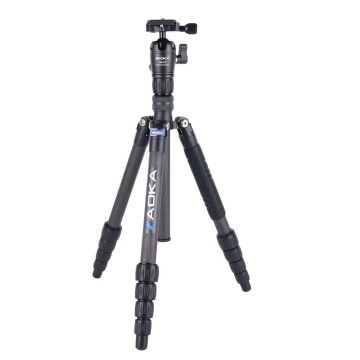 AOKA KN225C+KB25 Lightweight Professional Travel Carbon Fiber Camera Tripod Stand