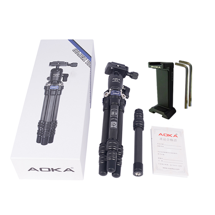 AOKA Lightweight Compact Travel Carbon Fiber Tabletop Mini Tripodc1h