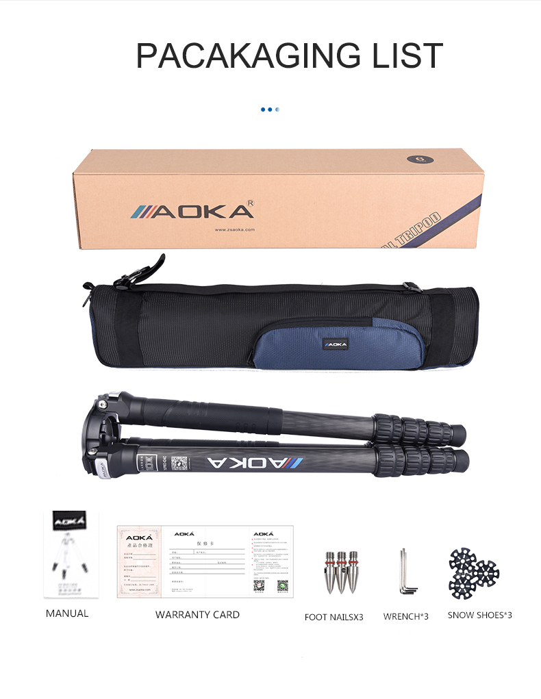 Professional heavy high load capacity big tripod for bird watching (5)7ee
