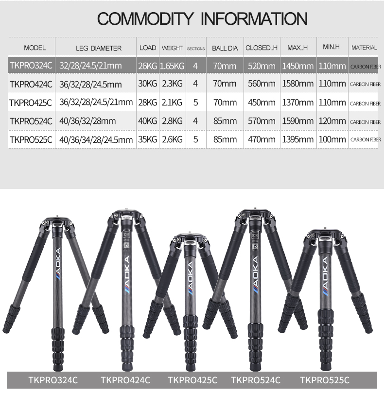 Professional heavy high load capacity big tripod for bird watching (1)dc8