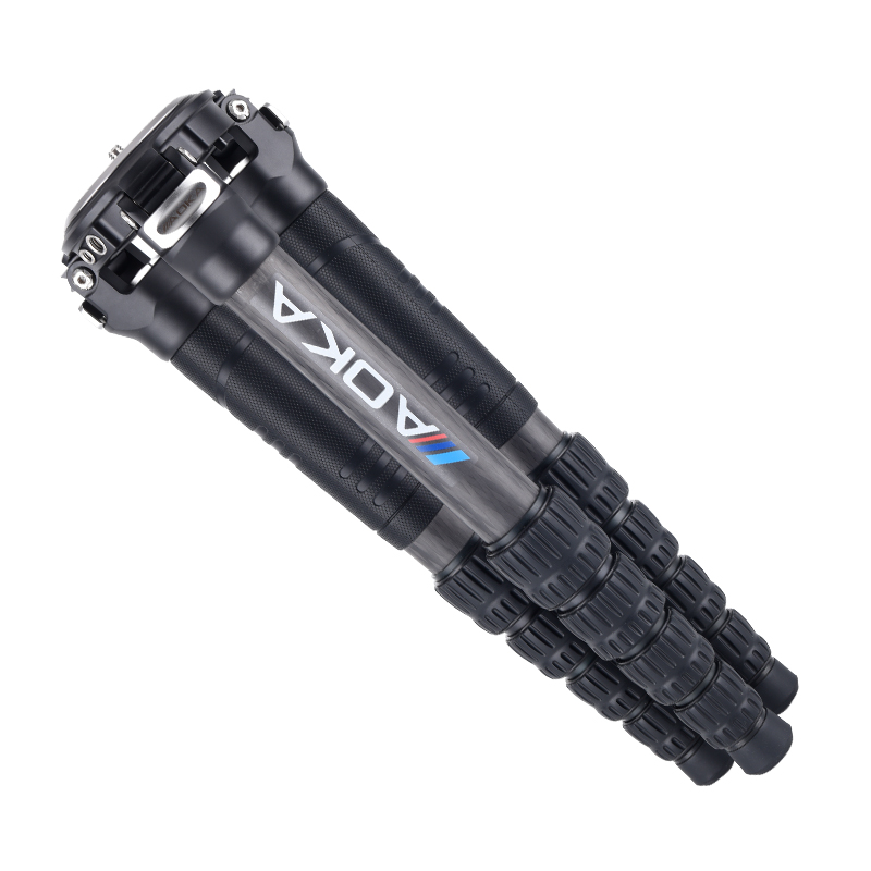 AOKA TKPRO525C Professional Heavy Load Carbon Fiber Camera Video Big Long Systematic Tripod (2).jpg