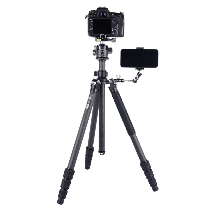AOKA KG324C+BH40 Professional Outdoor Travel Carbon Fiber Camera Stand
