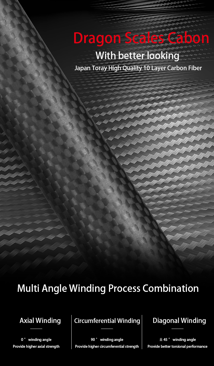 10 AOKA TS194C new center column compact lightweight travel carbon fiber tripod with buckle lock